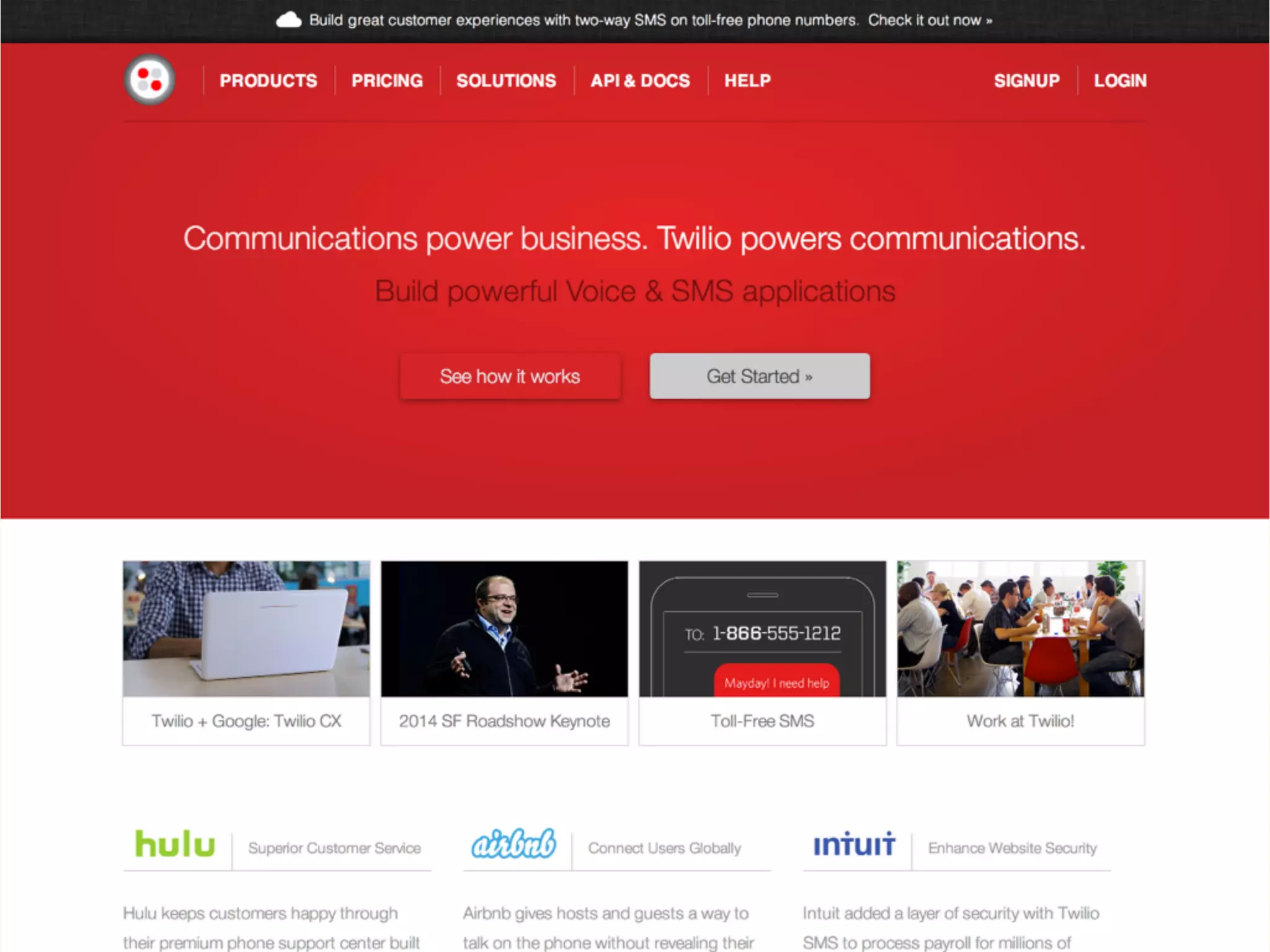 twilio
 