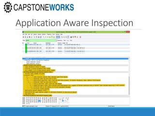 Application Aware Inspection
 
