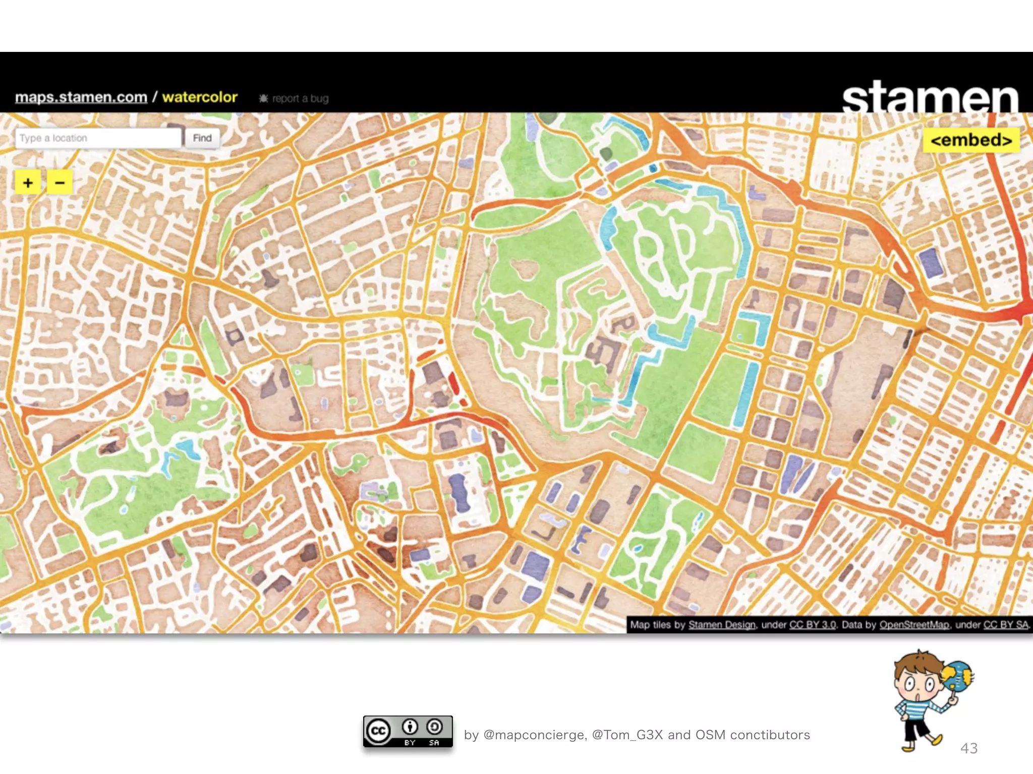 by @mapconcierge, @Tom_G3X and OSM conctibutors
43
 