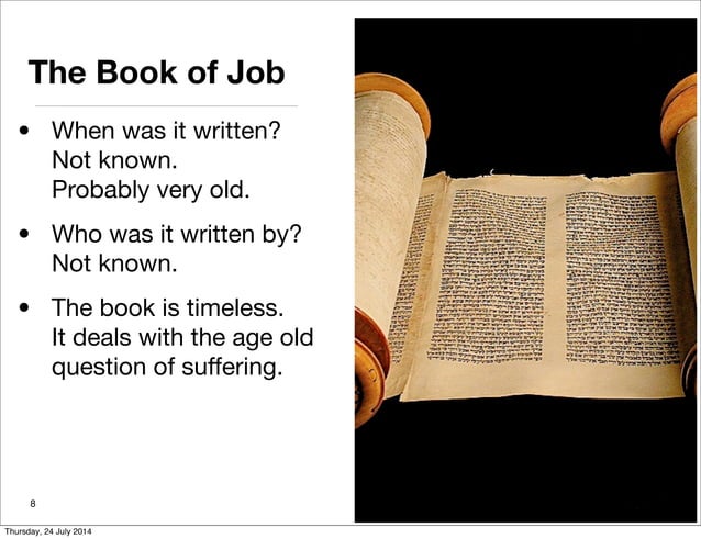 Journey Through the Bible: The Book of Job | PDF | Christianity ...