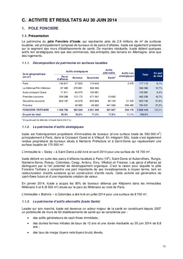 20140723  Rapport financier semestriel 30 juin 2014