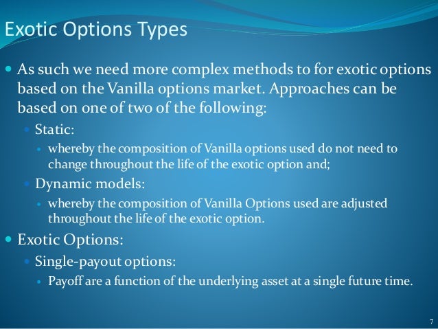 Exotic fx options definition
