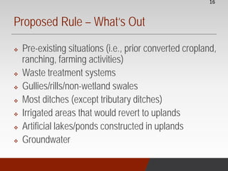 New EPA Wetlands Rule | PDF
