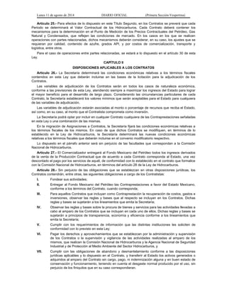 Lunes 11 de agosto de 2014 DIARIO OFICIAL (Primera Sección-Vespertina) 
Artículo 25.- Para efectos de lo dispuesto en este...