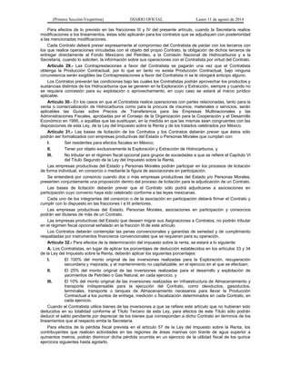 (Primera Sección-Vespertina) DIARIO OFICIAL Lunes 11 de agosto de 2014 
Para efectos de lo previsto en las fracciones III ...
