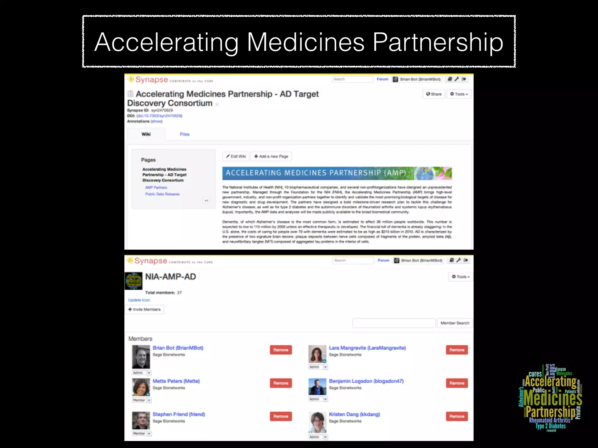 Accelerating Medicines Partnership
 