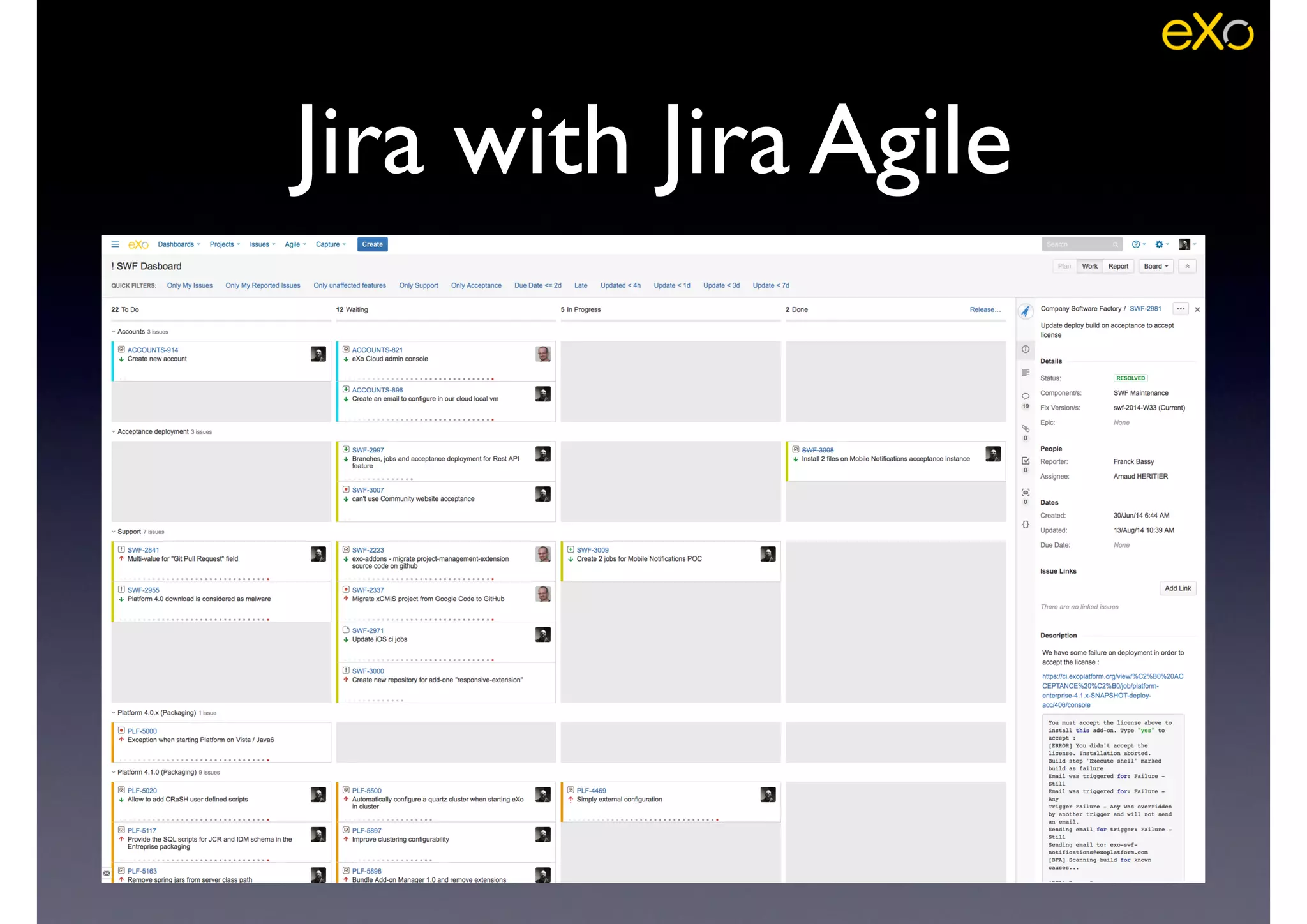 Jira with Jira Agile
 