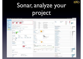 Sonar, analyze your
project
 