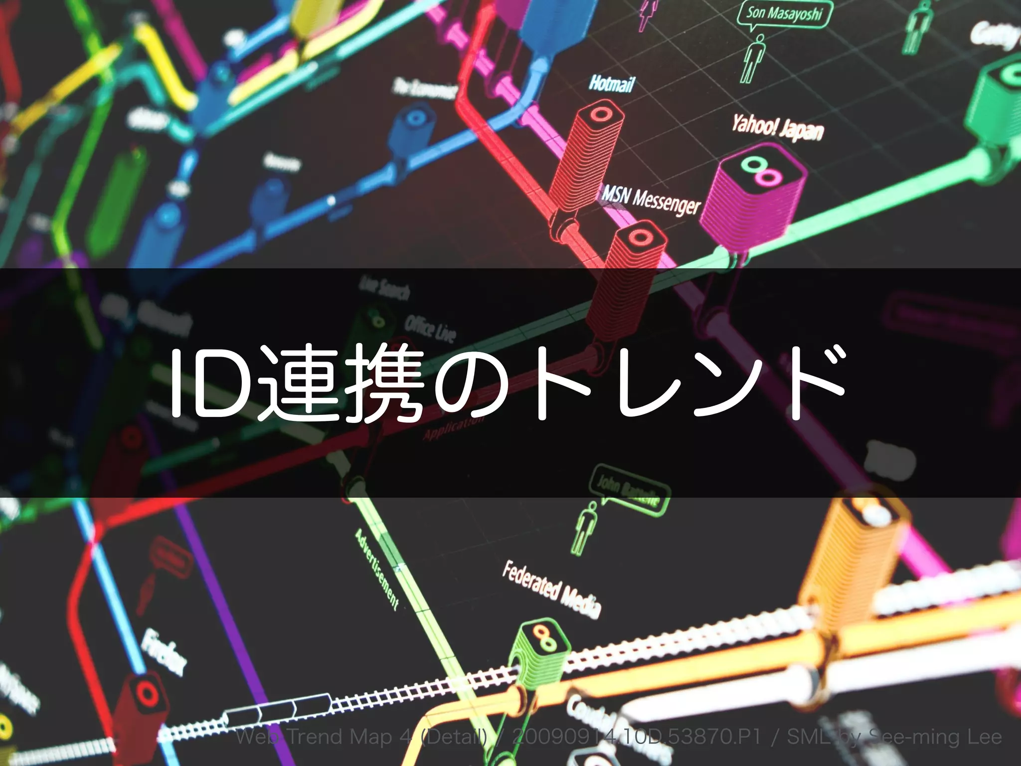 ID連携のトレンド
Web Trend Map 4 (Detail) / 20090914.10D.53870.P1 / SML by See-ming Lee
 