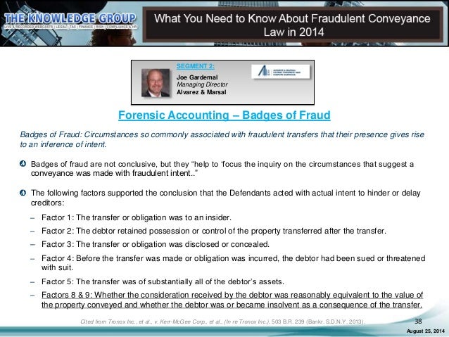 fraudulent conveyance fraudulent conveyance