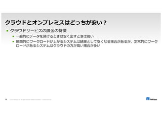 パブリッククラウド 
 国内クラウドベンダーが提供するクラウドサービス 
 ハイパースケーラ 
 Microsoft Azure 
 Amazon Web Service 
など 
© 2014 NetApp, Inc. All rights reserved. NetApp Proprietary 12 – Limited Use Only 
プライベート 
クラウド 
クラウド 
サービスプロバイダ 
ハイパースケール 
クラウドプロバイダ 
	
 