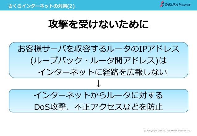 さくらのネットワーク担当が Ddos 語ってみた 第19回 さくらの夕べin大阪