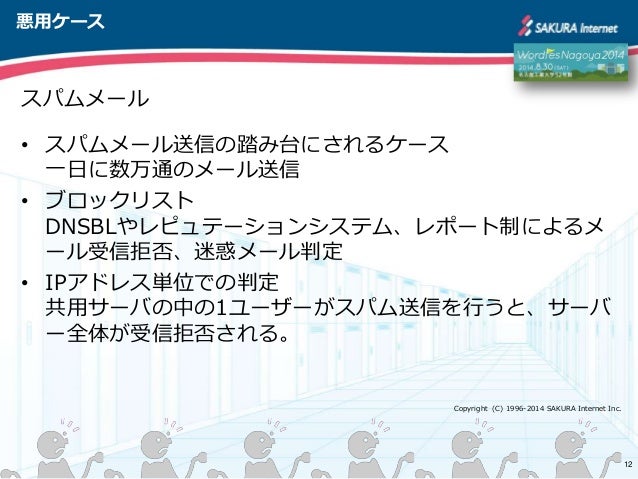 ホスティング事業者の視点からみた Wordpressのセキュリティ対策 Wordfes Nagoya 2014