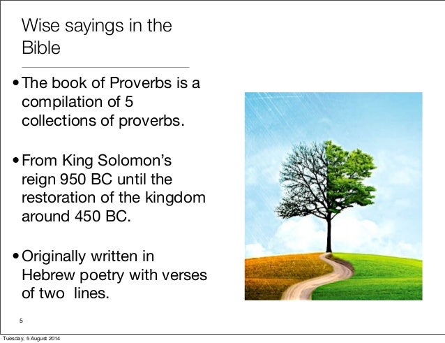 Journey Through The Bible The Book Of Proverbs