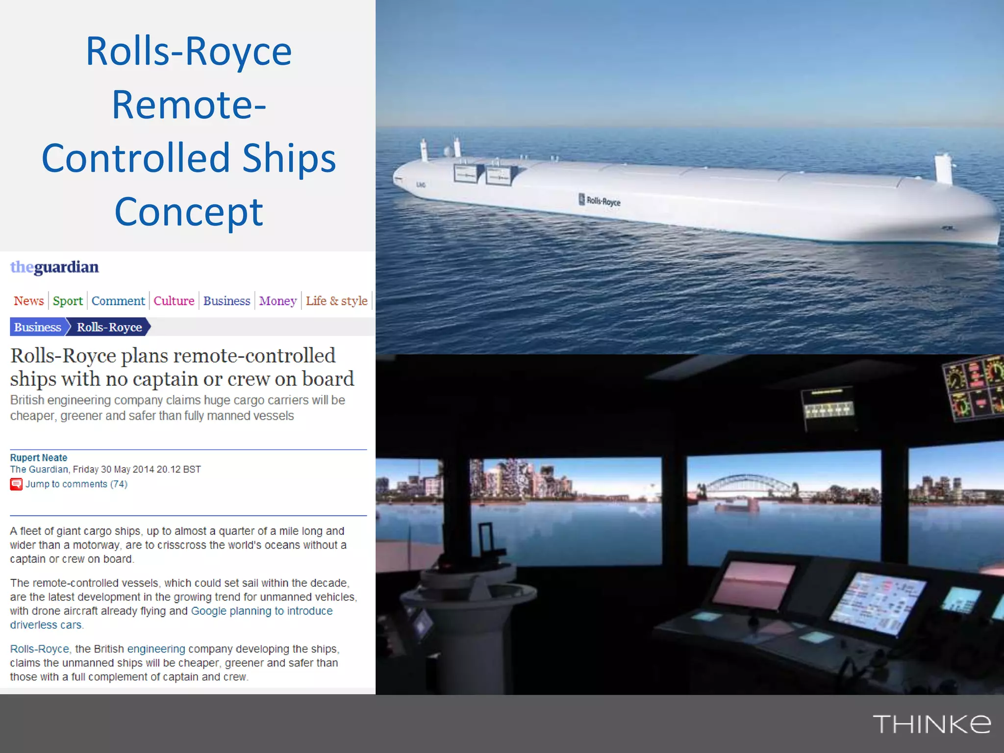 Rolls-Royce 
Remote- 
Controlled Ships 
Concept 
 