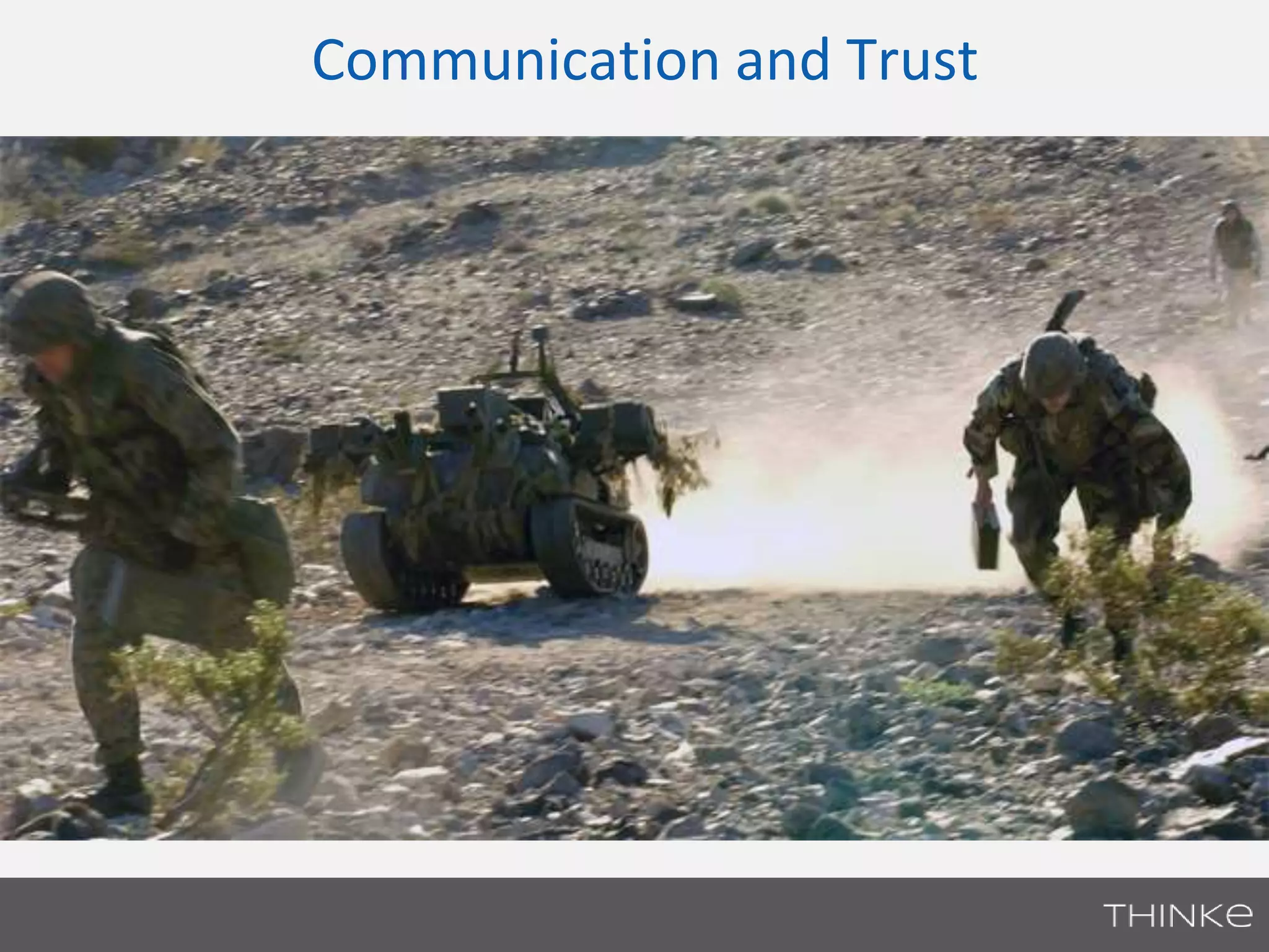 Communication and Trust 
 