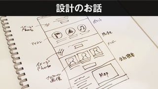 設計のお話 
 