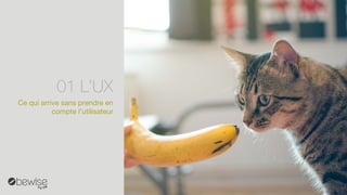 Ce qui arrive sans prendre en compte l’utilisateur 
01L’UX  