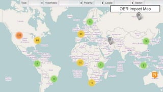 in service of The Open University 
OER Impact Map 
 