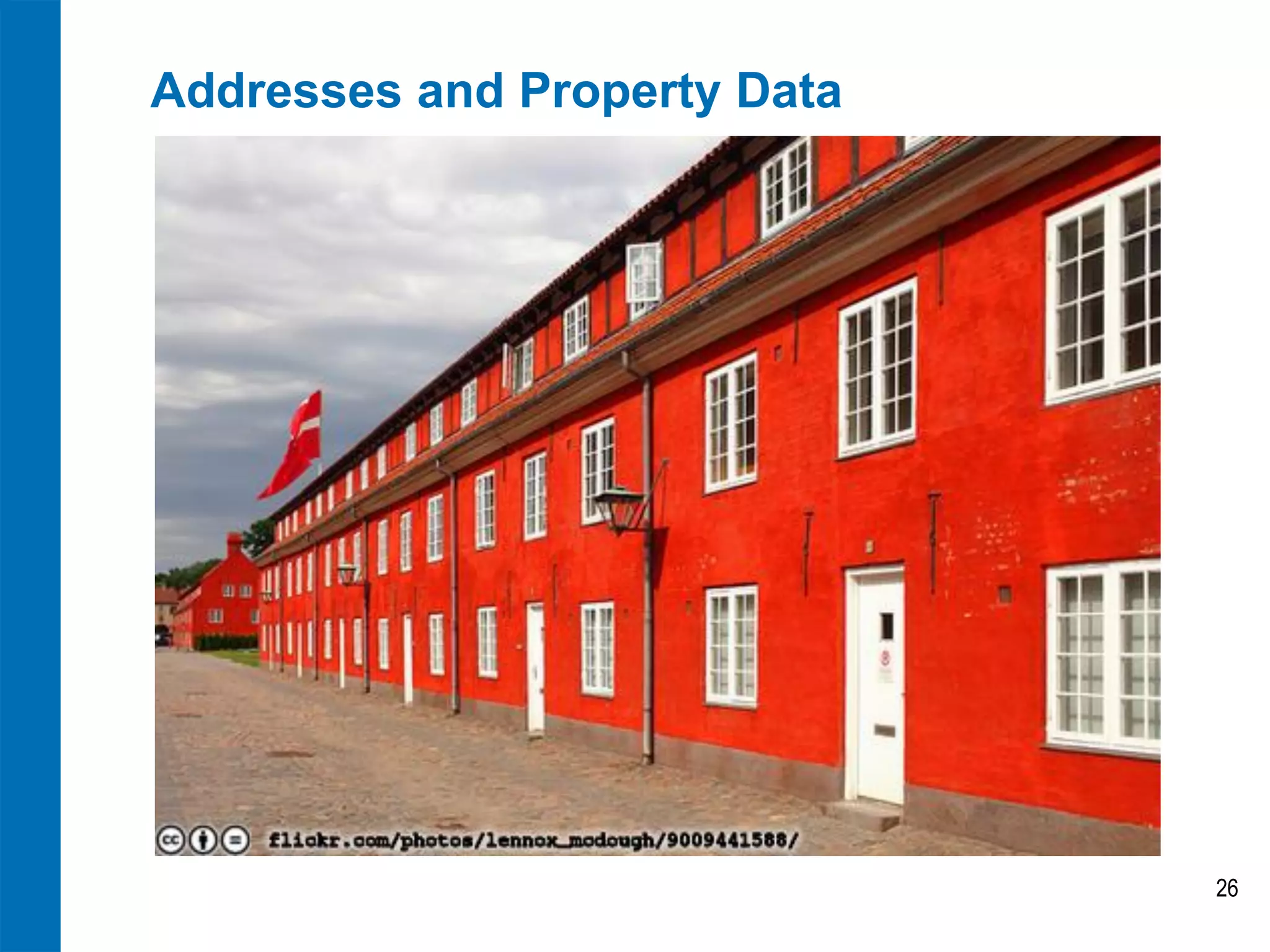 Addresses and Property Data 
26  