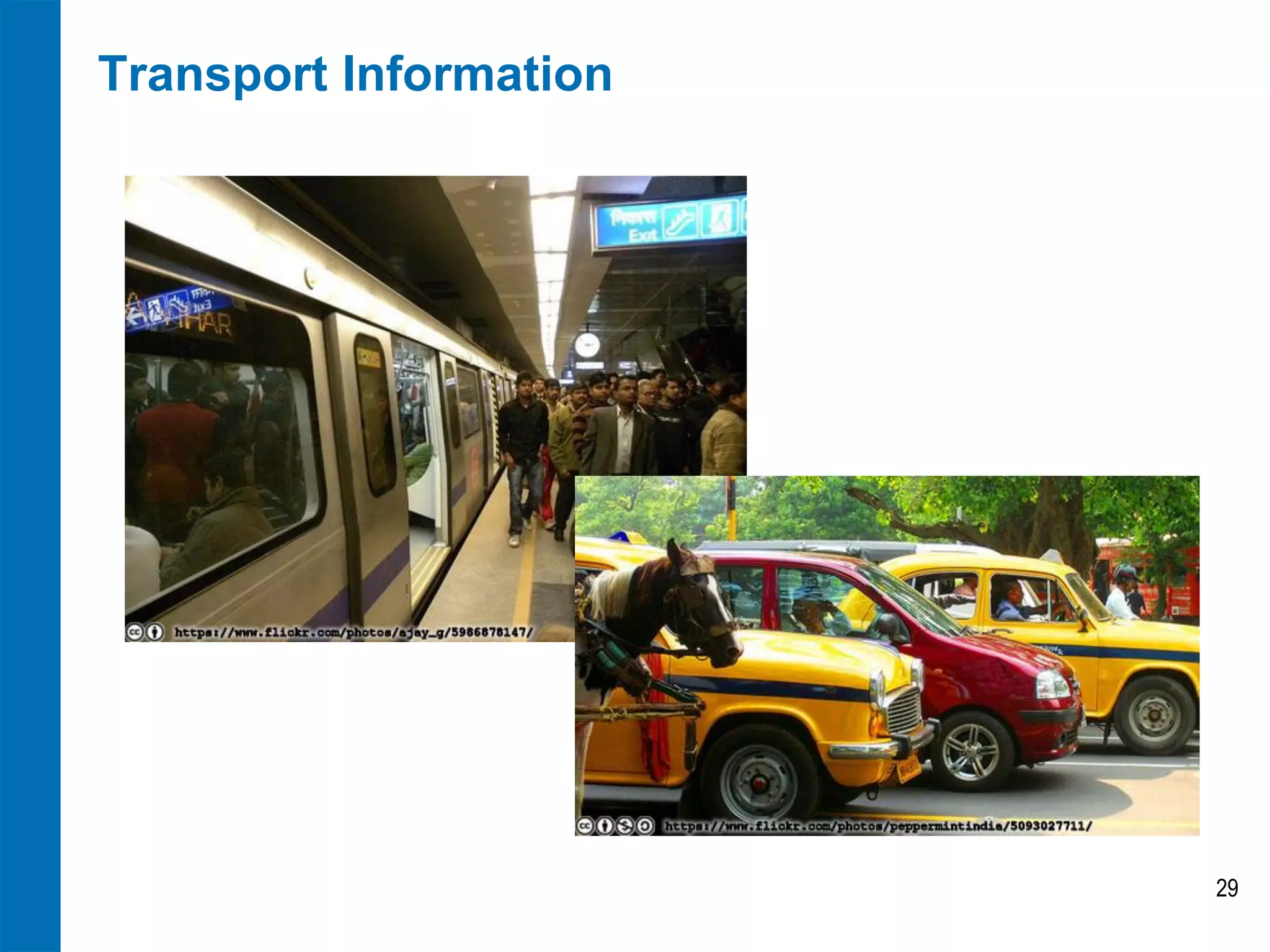 Transport Information 
29  