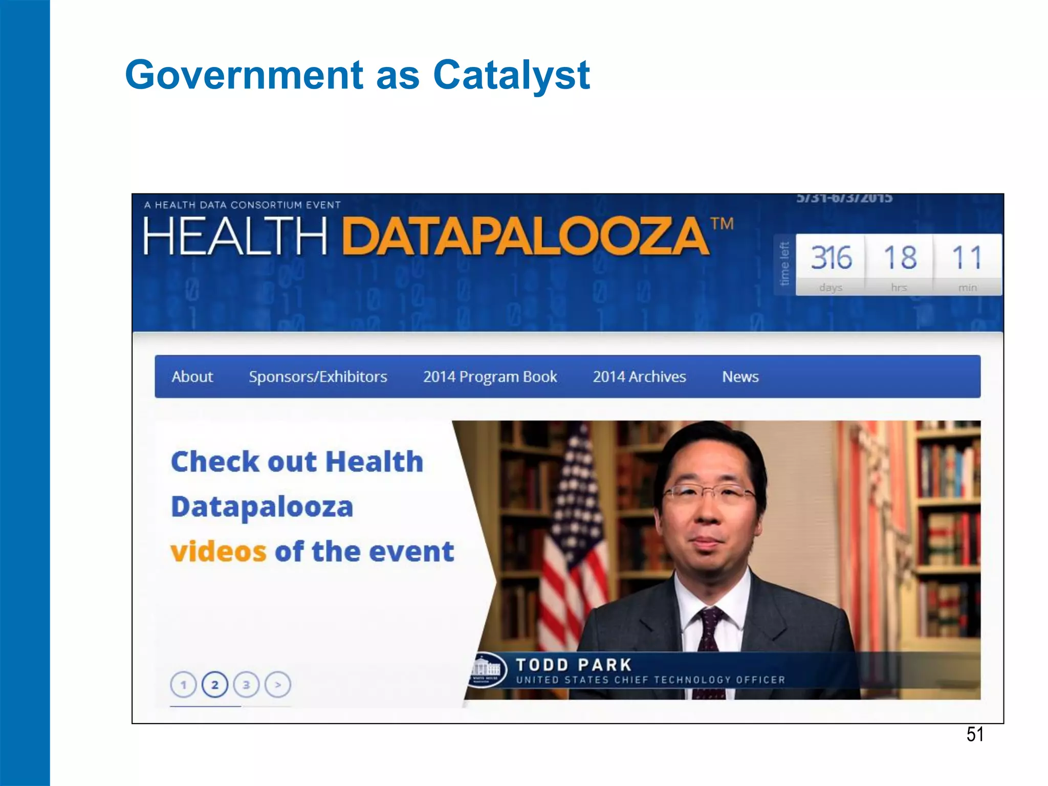 Government as Catalyst 
51  