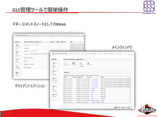 Enterprise backup & recovery 
GUIĩ`Ǻg 
ޥͩ`ȥ`ȤȤƤBWeb 
ᥤ󥦥ɥ 
饤ȥǥ 
25 
 