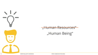 „Human Resources“ 
„Human Being“ 
BERATUNG 12 JUDITH ANDRESEN OPEN COMMUNICATION WINS 
 