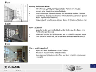 17 / 21 09 / 09 / 14
Wie es wirklich aussieht?
• physische, reale Repräsentation des Objekts
• Metadaten müssen hierfür er...