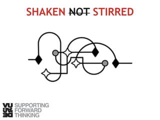 SHAKEN NOT STIRRED 
© Vujàdé Ltd. – Supporting Forward Thinking 
 
