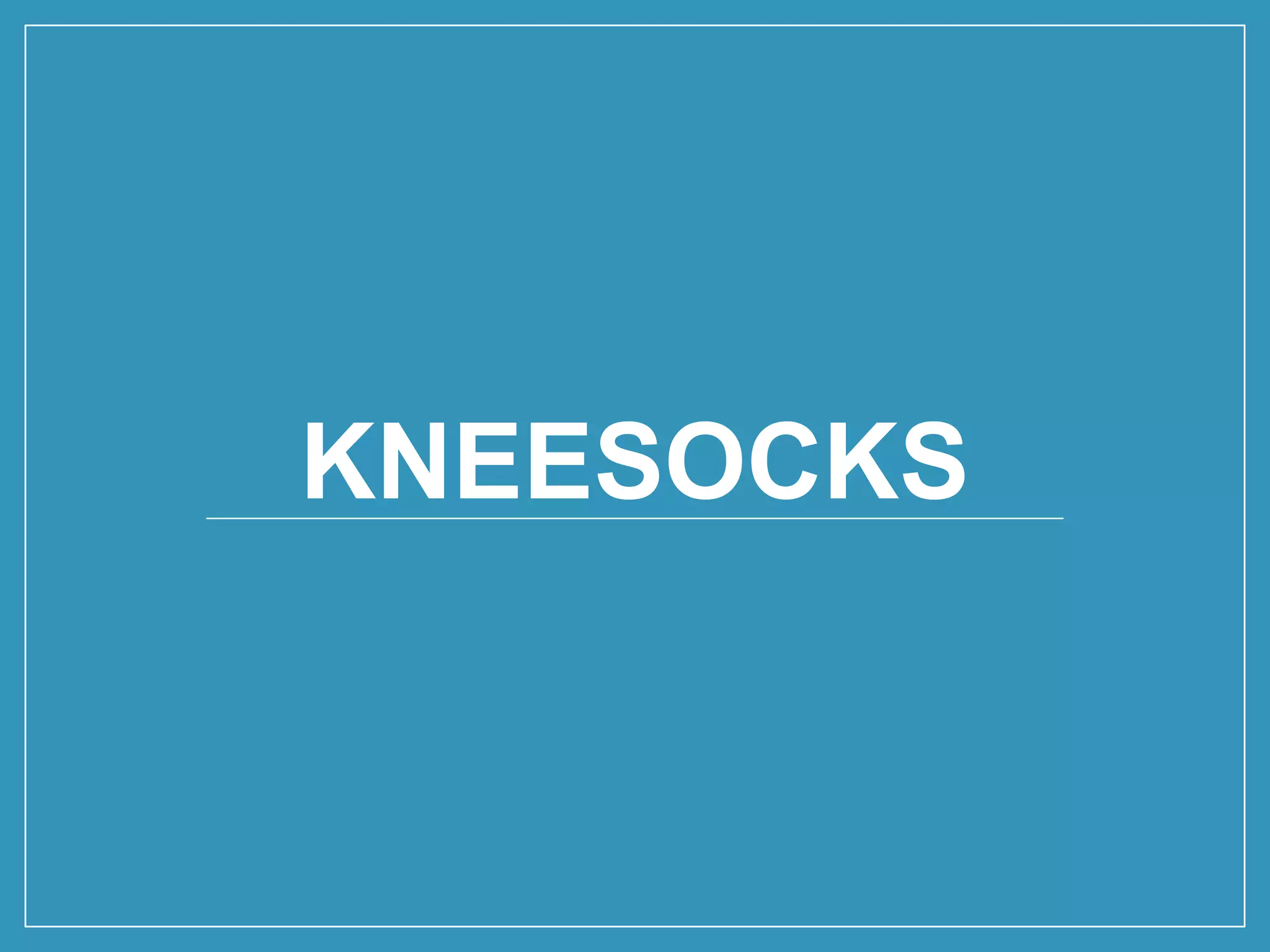 KNEESOCKS  