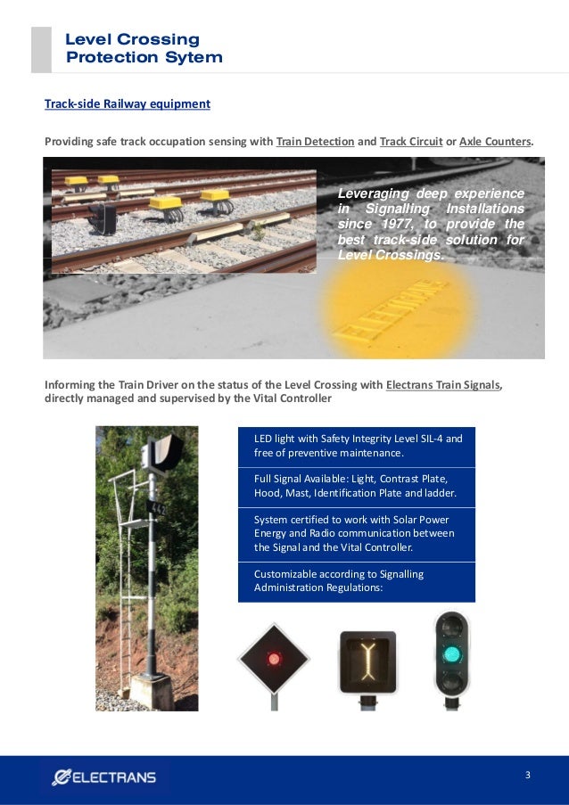 Electrans Level Crossing Protection Solutions