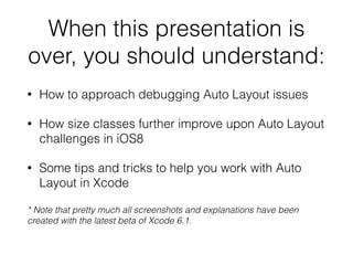 Adjusting to Auto Layout (Tutorial / Tips for iOS Auto Layout) | PDF