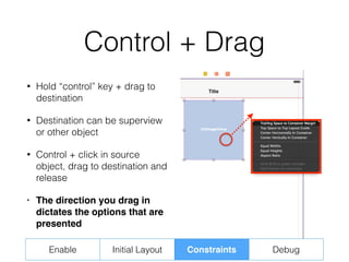 Adjusting to Auto Layout (Tutorial / Tips for iOS Auto Layout) | PDF