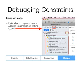 Adjusting to Auto Layout (Tutorial / Tips for iOS Auto Layout) | PDF