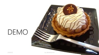 full managed, scalable, queryable, schemafree JSON 
document database service for modern application 
schema free 
SQL likeな簡潔な文法で階層化されたJSON dataをquery 
JavaScript expression evaluation, projections, filtering, joins 
JavaScript as a 
modern T-SQL 
collectionのstored script では、ACIDトランザクションをサポート 
JavaScriptで、procedure, UDF, trigger を記述 
tunable 
consistency 
アプリケーションのシナリオとパフォーマンス要求に応じて整 
合性を調整 
full managed VMやcluster infrastructureの管理不要 
2014/9/20 kyrt @takekazuomi 11 
 