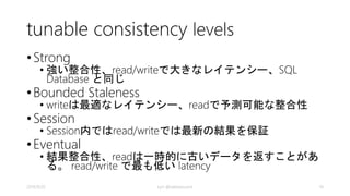 fast, scalable, available 
2014/9/20 kyrt @takekazuomi 14 
 
