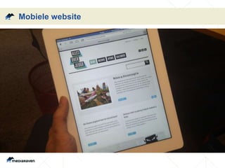 Mobiele website 
 