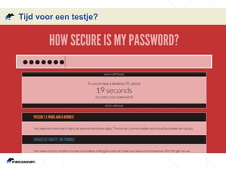 Tijd voor een testje? 
 