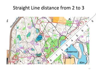 Straight Line distance from 2 to 3 
17 
 