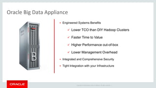 Oracle Big Data Appliance and Big Data SQL for advanced analytics | PPTX