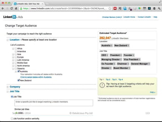 September 2014 © Datalicious Pty Ltd 113 
 