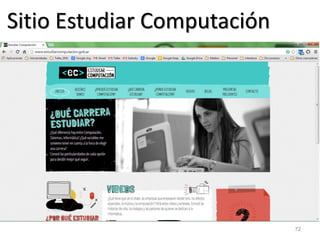72 
Sitio Estudiar Computación  