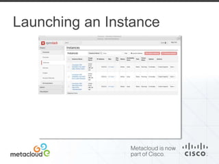 Launching an Instance 
 