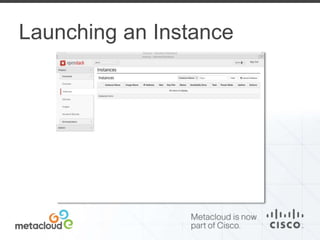 Launching an Instance 
 