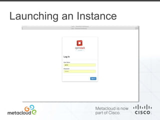 Launching an Instance 
 