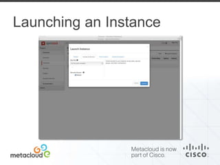 Launching an Instance 
 