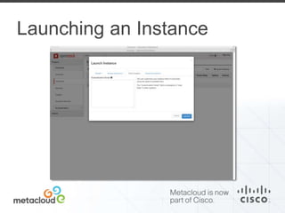 Launching an Instance 
 