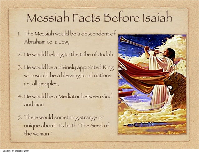 Journey Through The Bible: Isaiah Part 2 - The Messianic prophecies | PPT image.