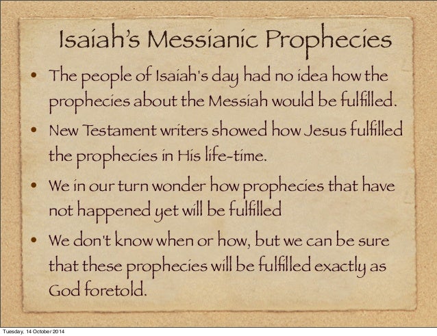 Journey Through The Bible: Isaiah Part 2 - The Messianic prophecies